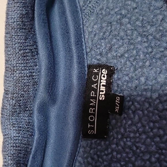 Sunice blue fleece quarter zip long sleeve pullover women's extra large - Picture 6 of 7